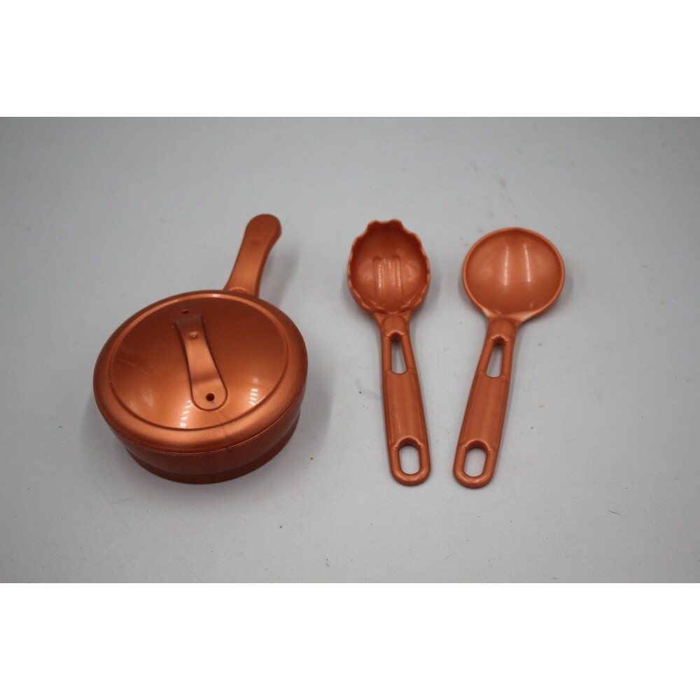 Step 2 Kids Copper Pan Utensils Spaghetti Scoop Spoon Play Kitchen Replacement